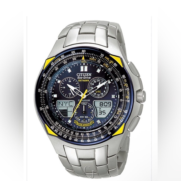 Citizen Other - Citizen Eco-Drive Skyhawk Blue Angels Edition Titanium Watch